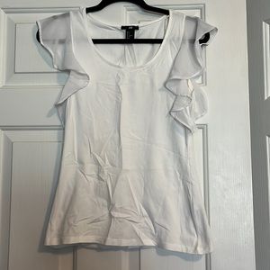 H&M white top small